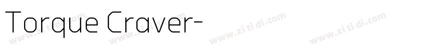 Torque Craver字体转换